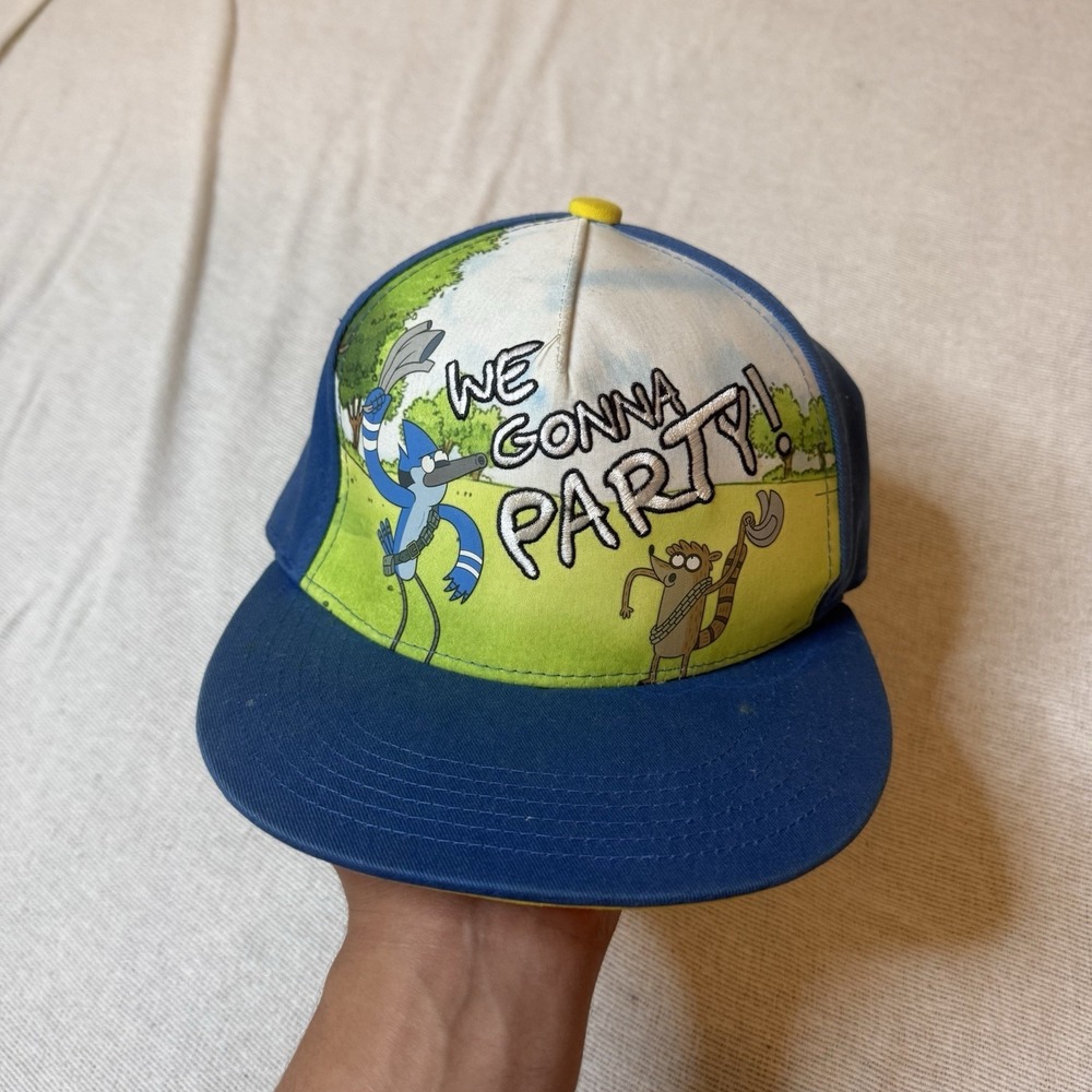 Cartoon Network Regular Show Snapback Hat Cap " We Gonna Party" Mordecai Rigby
